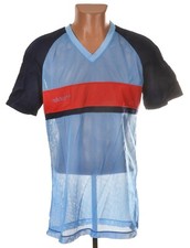ADIDAS VINTAGE 1980'S BLUE RUNNING ATHLETIC SHIRT SIZE L ADULT WEST GERMANY