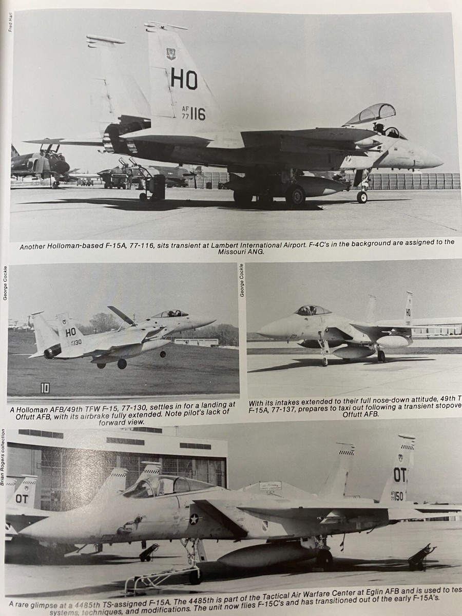 McDonnell Douglas F-15 A/B Eagle Aerofax Minigraph 2 | eBay