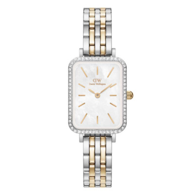 Daniel Wellington DW00100671 Ladies Quadro Lumine Silver 20mm Watch
