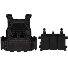 Tactical Airsoft Vest with Triple Magazine Pouch