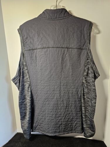 Dickies Diamond Quilted Vest Women’s XL Black Full Zip Lined - Picture 2 of 3