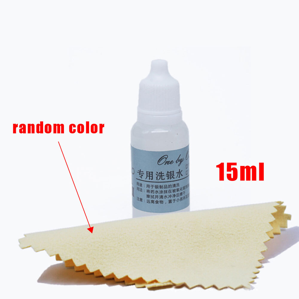 Jewelry Cleaning Polishing Liquid Anti-Tarnish Silver Paste Kit
