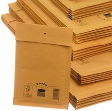 D4 Luftpolstertaschen Versandtaschen EPACK D/4 Braun 200&times;275 Luftpolsterumschlag