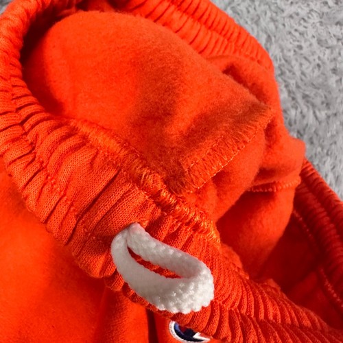 Clemson Tigers Pants Men Small Orange Champion Sweatpants Spell Out NCAA Adult S - Picture 5 of 8