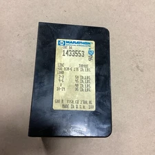 Marathon Cat No 1433553 Barrier Terminal Block 3 Pole, 600V 400 MCM
