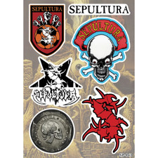 Sepultura Sticker Pack Brazilian Heavy Groove Thrash Death Metal Band Logo