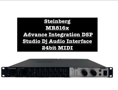 Steinberg MR816x Advance Integration DSP Studio Dj Audio Interface 24bit MIDI