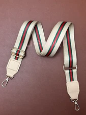 New Crossbody Shoulder Strap Replacement For Ophidia Gg Series Bag Beige Leather