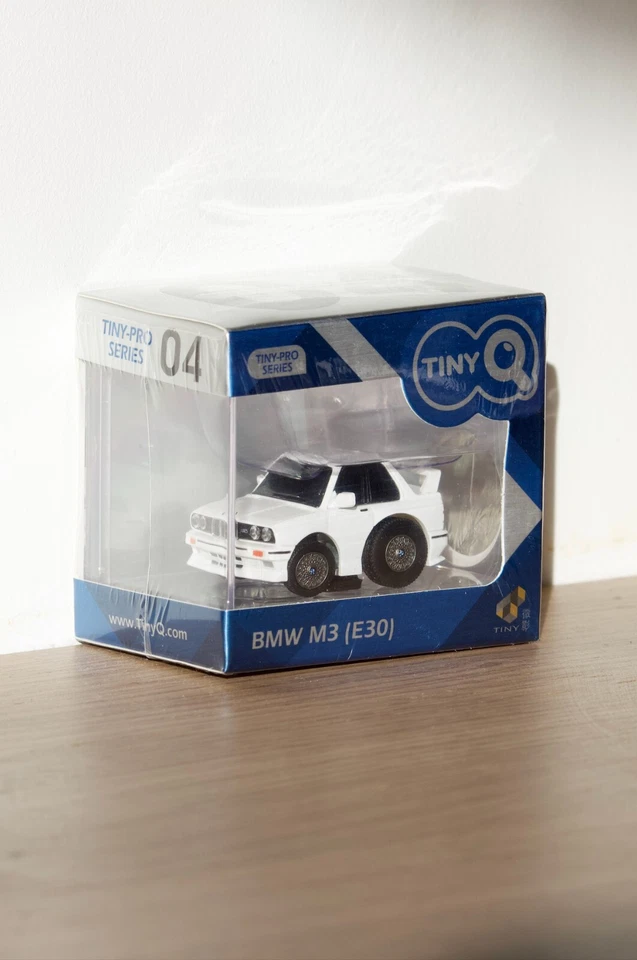 Pequeño Q BMW M3 E30 Alpine Blanco Nuevo Q Diecast Modelo Coche Escala Q Foto 4 de 4