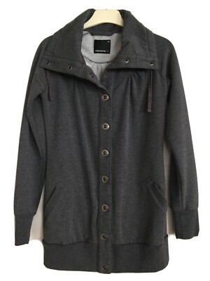 Fishbone Sweatjacke Grau Größe XS