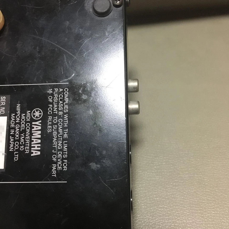 YAMAHA YMC10  MIDI Musical Instruments Digital Interface Converter Black Good - Image 4 of 4