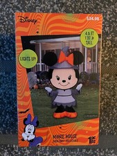 Gemmy Disney Minnie Mouse Halloween 4.5' Ft Airblown Inflatable Decoration New