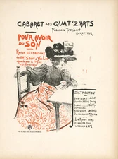 Lithograph poster printed in 1897