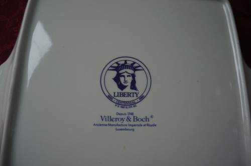 VILLEROY AND BOCH MINI CENTENNIAL LIBERTY PLATTER - Picture 3 of 3