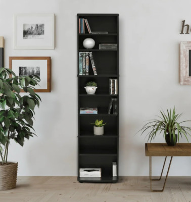 Space Saving Storage Organizer Tower Rack Free Standing Home Tier Shelf Bookcase