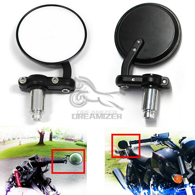 Round Folding Mirrors 2pcs Motorcycle Bar End Mirrors - 3 Round Folding Universal Side Mirrors For 7/8 Handle Bars (Fits Honda, Harley, Scooter, Etc.) Universal Folding Side Mirrors Round Folding Mirrors 2pcs Motorcycle Bar End Mirrors - 3 Round Folding Universal Side Mirrors For 7/8 Handle Bars (Fits Honda, Harley, Scooter, Etc.) Universal Folding Side Mirrors