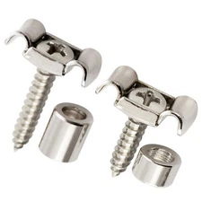 Musiclily Pro Nickel Steel Vintage Butterfly Guitar String Trees Retainer Guides