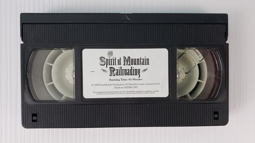 Spirit of Mountain Railroading VHS 1996 Durango Silverton Narrow RR -Tape Tested - Picture 3 of 3