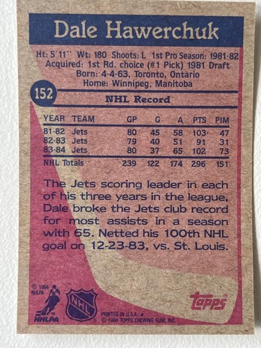1984-85 Topps Hockey Card Pick From List !! - Picture 287 of 305