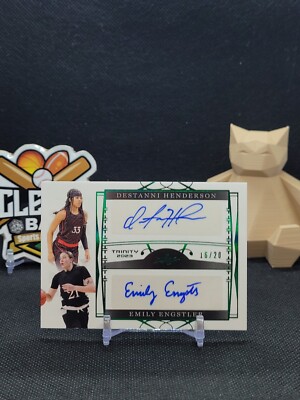2023 Leaf Trinity Destanni Henderson Emily Engstler Dual Auto /20 Green (DT)