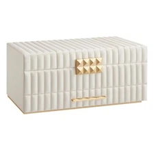 SONGMICS HOME Large Capacity Jewelry Box with Mirror, Jewelry Organizer with ...