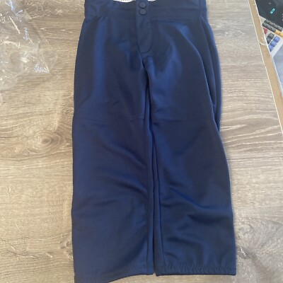 Intensity Low Rise Double Knit Softball Pants Navy N5300y Girls - Youth MEDIUM