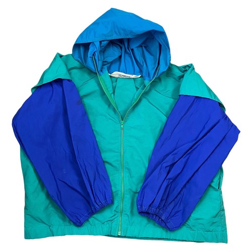 VTG ANN ORIGINAL SEATTLE WINDBREAKER JACKET COAT COLORBLOCK ONE SIZE OVERSIZED - Picture 6 of 12