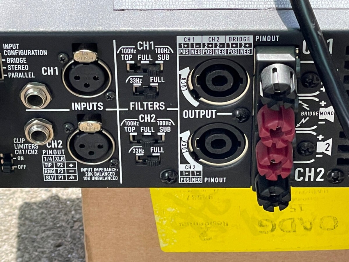 QSC PLX3602 Power Amplifier 3600w | eBay