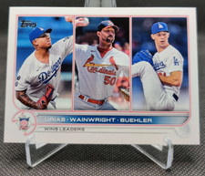 2022 Topps #105 Julio Urias/Adam Wainwright/Walker Buehler LL Dodgers/Cardinals