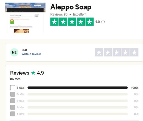 Aleppo-ghar soap, 50% laurel oil 200g bar 5***** reviews - Picture 6 of 8