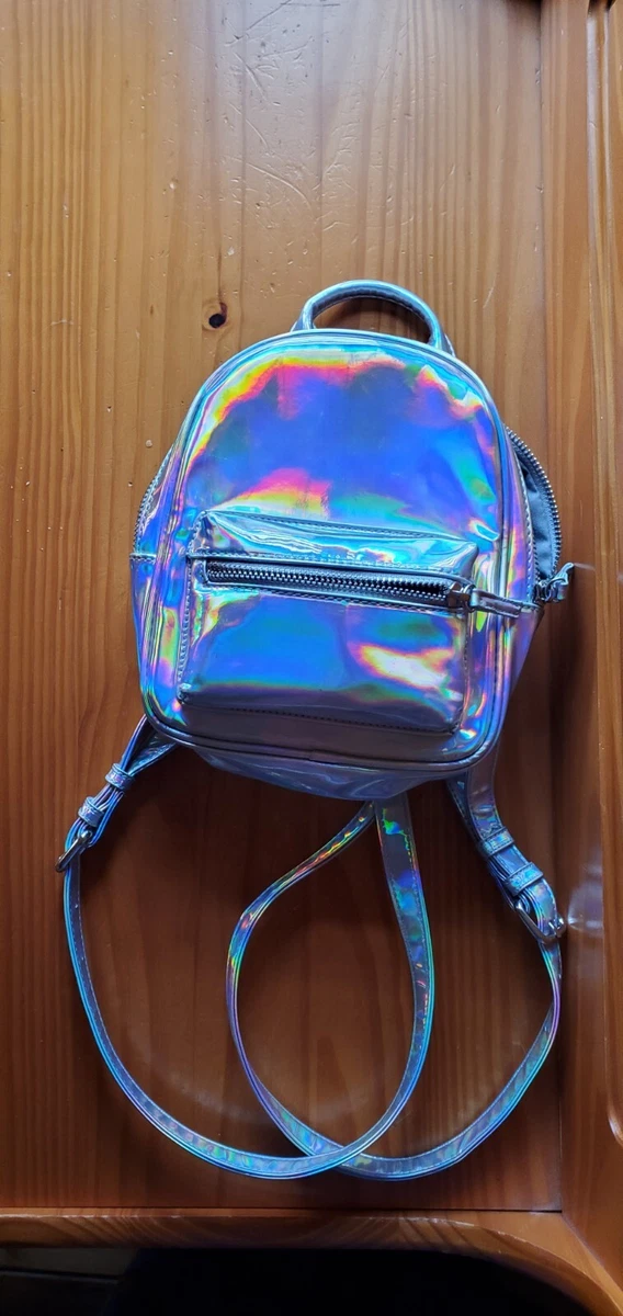 oooh so shiny metallic forever 21 backpack eBay