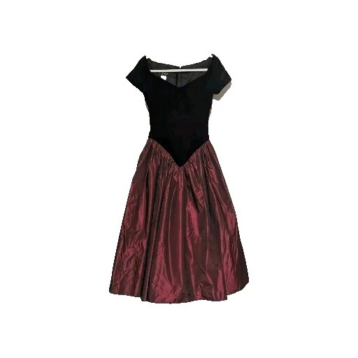 Vestidos Vintage de terciopelo glam rock para Mujeres