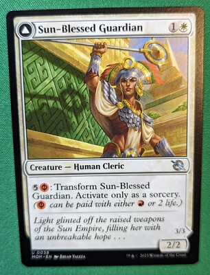 MTG - Sun-Blessed Guardian / Furnace-Blessed Conqueror - MOM - Pack Fresh!!