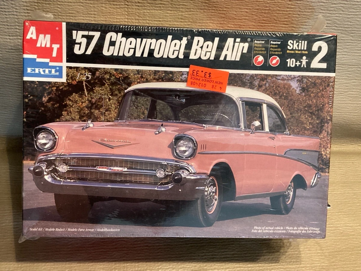 AMT ERTL 1957 Chevrolet Bel Air Model Kit 8315 1 25 Scale Sealed