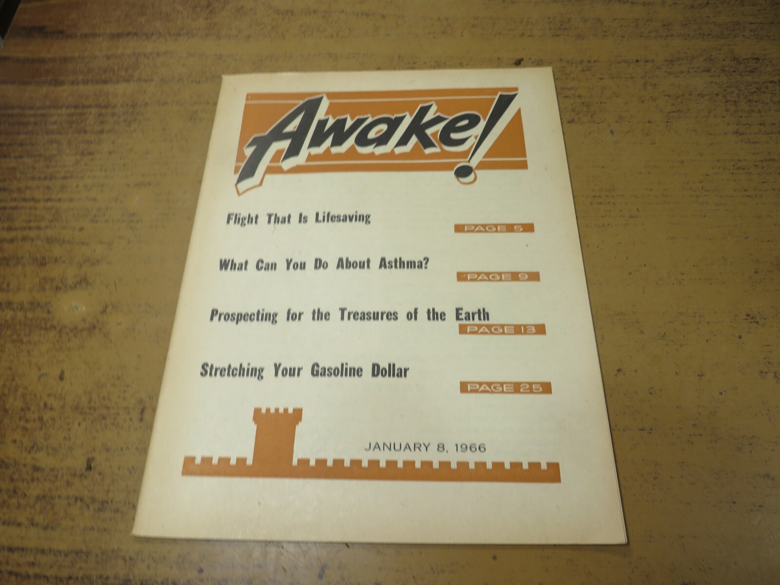 Awake Magazine Watchtower January 8 1966 | eBay