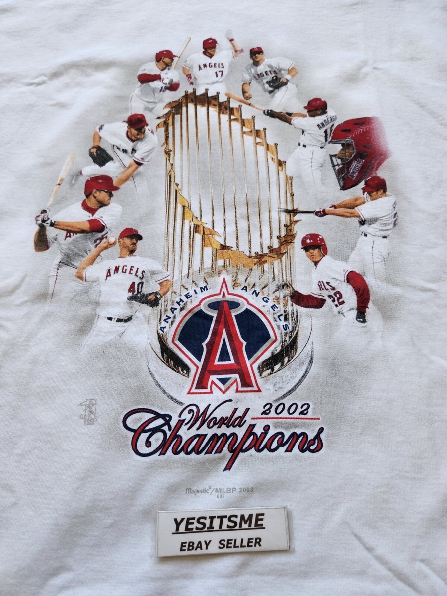 Anaheim Angels 2002 Official World Series Champions T-Shirt