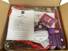 120 Pc Joy Huggable Hanger Set w/Accessories Gift Tote Tags Hooks Clips Ruby Red