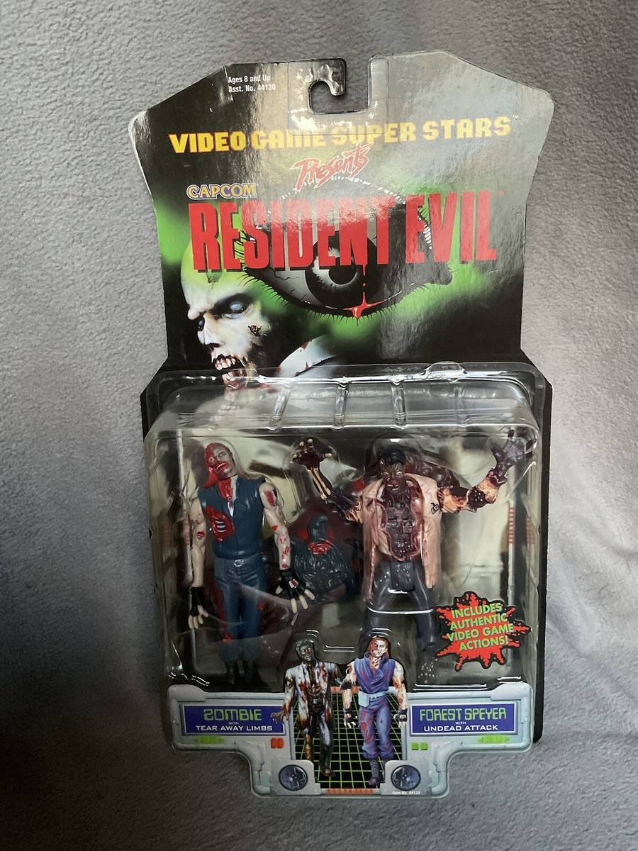 Resident Evil Video Game Superstars Set Of 2 Zombie & Forest