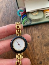 Gucci-Bretzel Watch, Gold mit 15 Lynetten, vi...