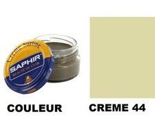 Cream Pommadier Fine Surfing Leather Polish Pot 50ml Cream SAPHIR 635.60 per litre