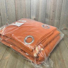 NICETOWN Blackout Curtains 96" Long 2 Panels, Burnt Orange, 55" W