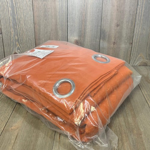 NICETOWN Blackout Curtains 96" Long 2 Panels, Burnt Orange, 55" W