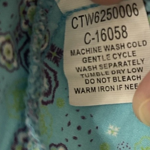 Cruel Girl Youth XS 4/5 Size Turquoise Button Up Long Sleeve Western Shirt - Image 4 of 4