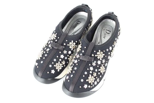 Baskets Dior Flower Fusion maille perlée 37(240) 96181699