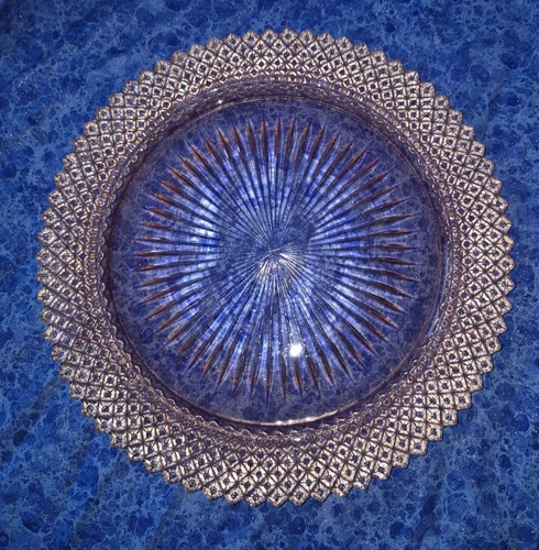 Vintage Pink Depression Glass Anchor Hocking Miss America 10" Platter Round