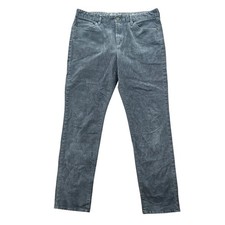 Blue Ribbed 90s Corduroy Y2K Vintage Boyfriend Slim Cotton Eddie Bauer Pants 12