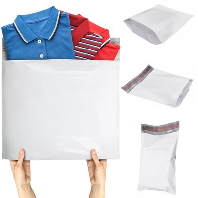 ABC White Gusseted Poly Mailers, 24 x 21 x 6 Inch. Pack of 25 Expansion Poly Mai