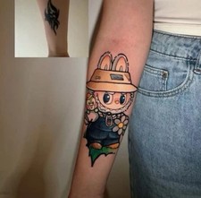 Temporary Tattoo Stickers monster Body Art Fake Colorful Tattoos