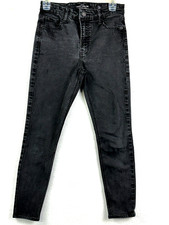 Lucky Brand Bridgette Skinny Jeans Women  s 4/27 Black Wash Stretch Denim