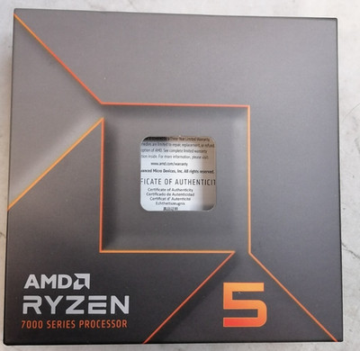 BOX ONLY AMD Ryzen 5 7600X Processor Box